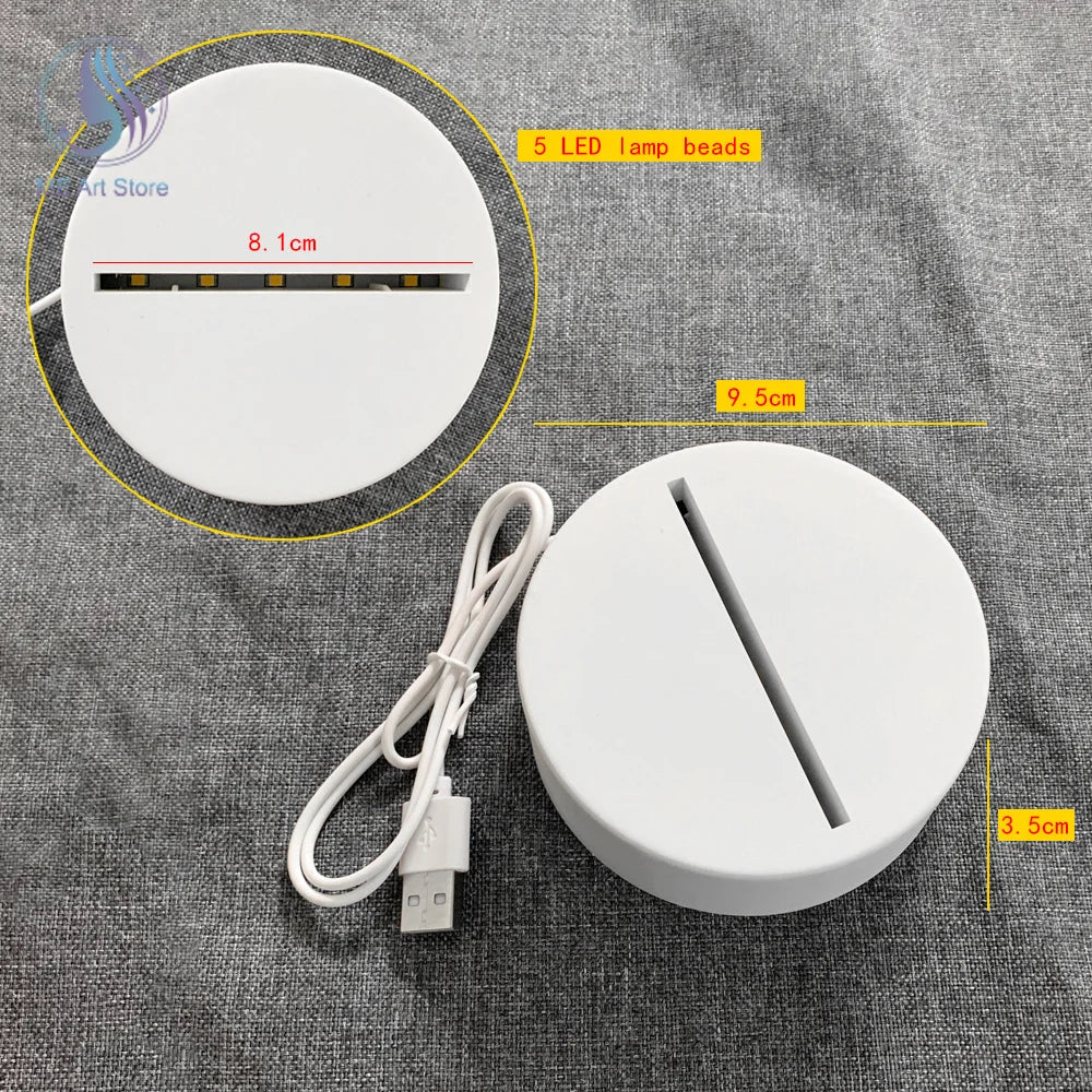 ✨ Luz Nocturna LED USB con Pizarra Acrílica para Mensajes ✨