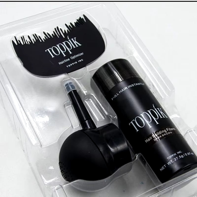 9 Color Hair Fibers Regrowth Powders Keratin Applicator Hair Growth Products Spray Pump Comb Beauty Health Tool
