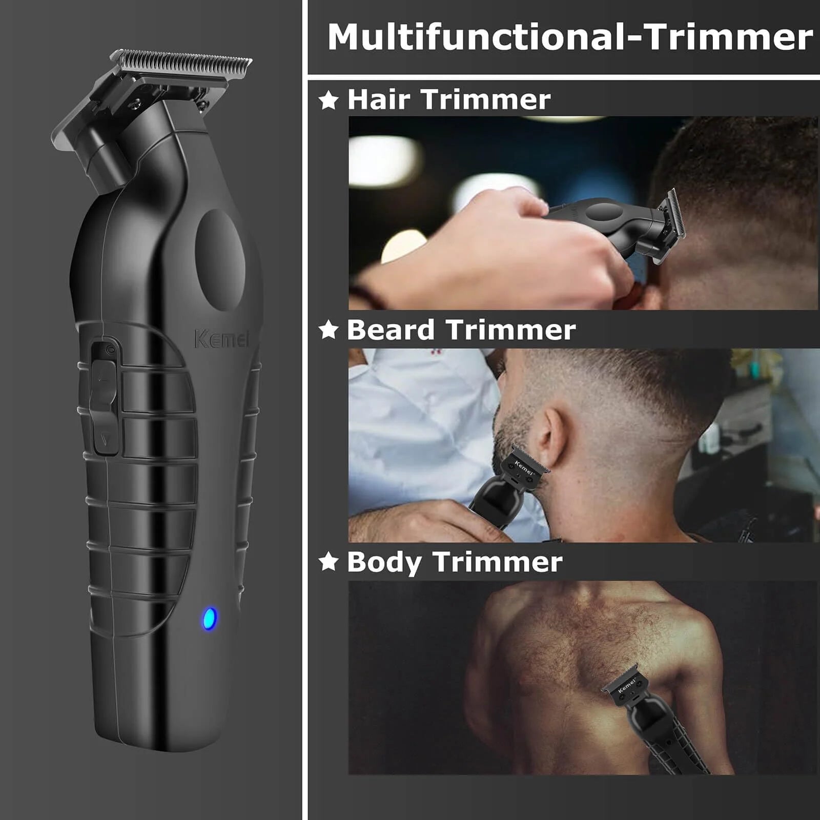 Hair Trimmer, 2299 Professional Hair Clippers for Men Cord/Cordless Hair Cutting Kits,Zero Gapped Trimmers,T Blade Barber Clippers with USB Rechargeable