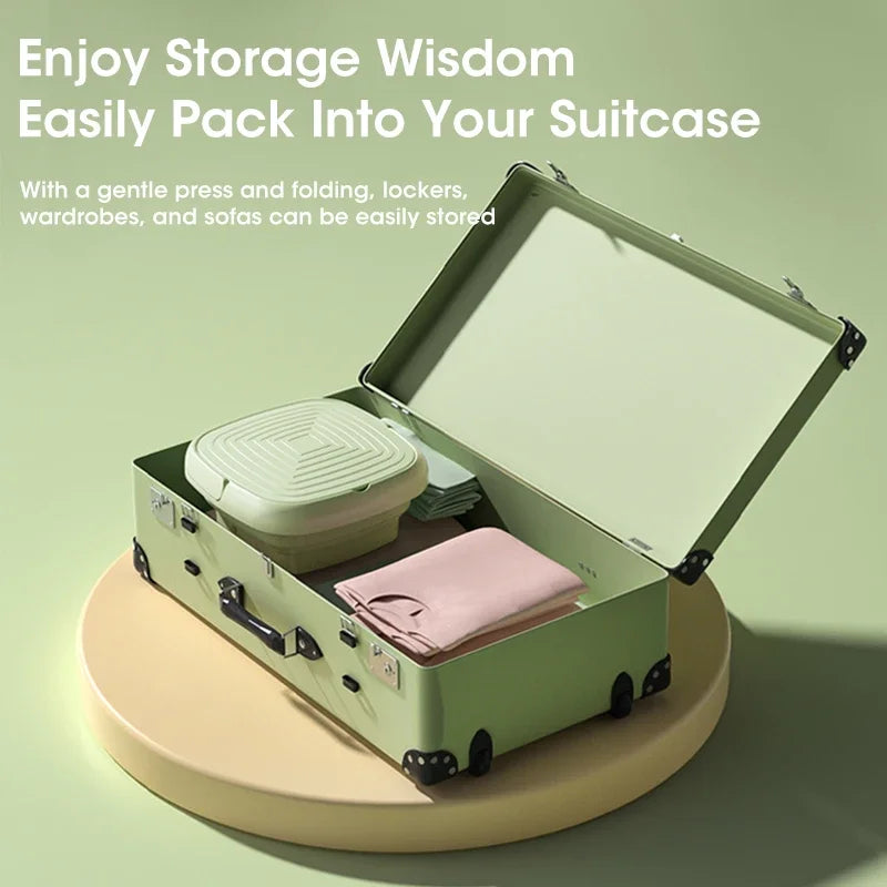 Mini lavadora plegable