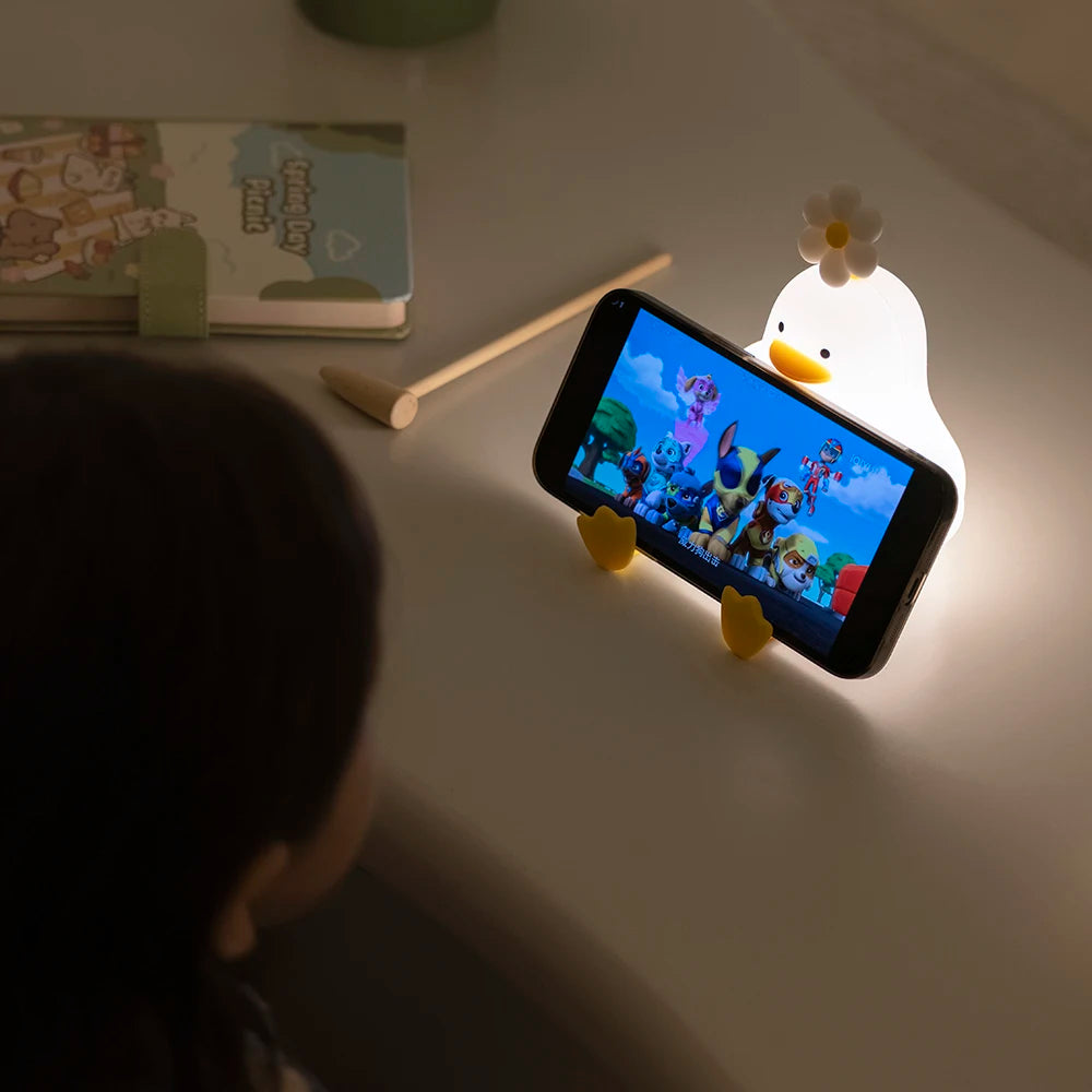 Lámpara de pato LED recargable por USB tipo C