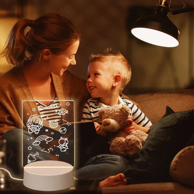 Pizarra acrílica LED