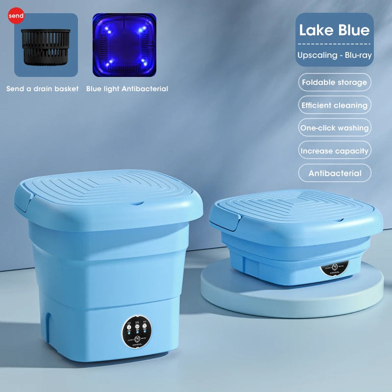 Mini lavadora plegable