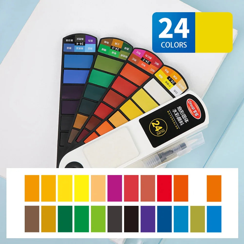 Set de pinturas acrílicas plegable (Sin pincel)