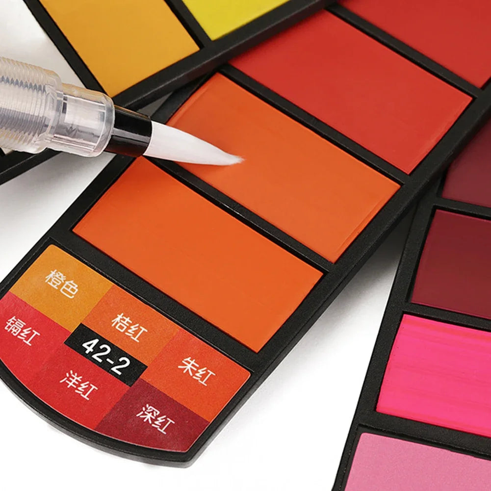 Set de pinturas acrílicas plegable (Sin pincel)