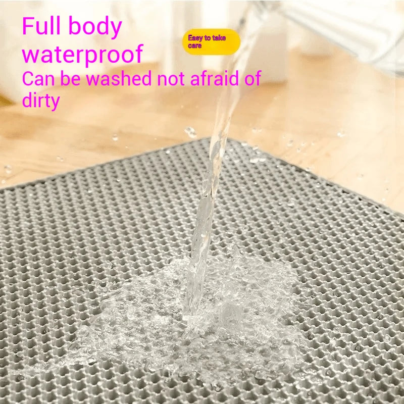 Alfombra para arena de gatos