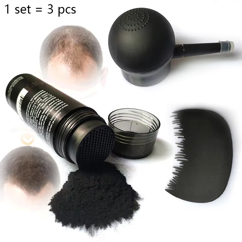 1Set Hair Building Fibers Hair Full Instantly Fibras Capilares Fiber Hold Spray Topic Powder Hair Treatment Tool